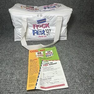 Vintage Blockbuster Video/Music Cooler Handbag‎ 1997 Country Rock Fest TX Rare